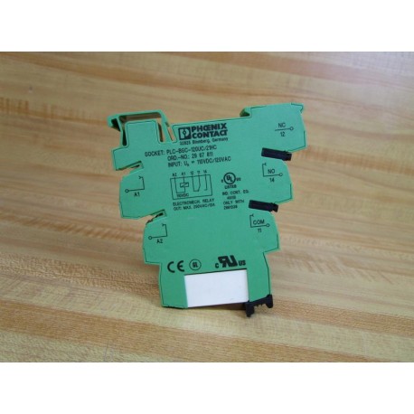 Phoenix Contact PLC-BSC-24DC21HC Relay Socket 29 67 811 - New No Box