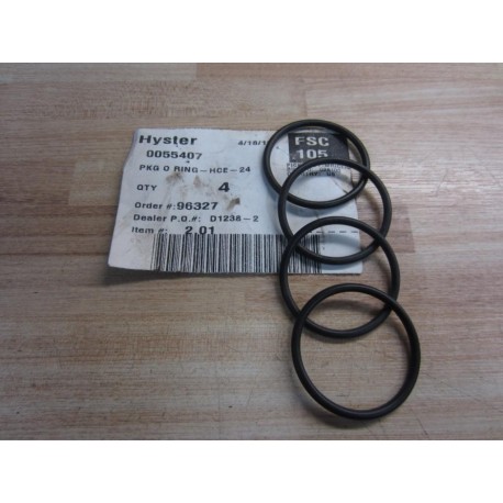 Hyster 0055407 O-Ring Hy-0055407 (Pack of 4)