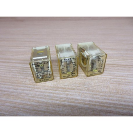 IDEC RH2B-U-AC110120V Relay RH2BUAC110120V (Pack of 3) - New No Box