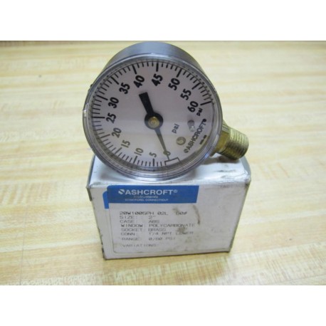 Ashcroft 20W1005PH 02L Pressure Gauge 60 PSI