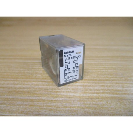 Omron MY2K-US120VAC Relay MY2KUS120VAC - Used