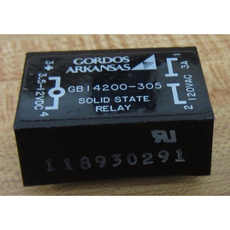 Gordos Arkansas GB14200-305 Relay GBI4200-305 - New No Box