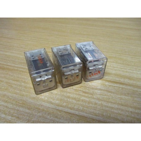 Potter & Brumfield R10-E1-Y2-J2.5K Relay R10E1Y2J25K (Pack of 3) - Used