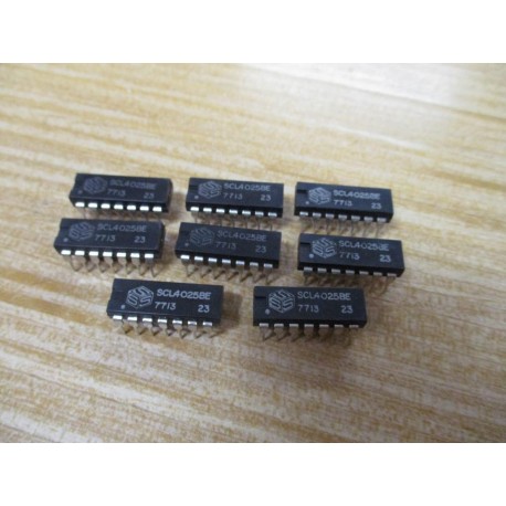 Solid State Scientific SCL4025BE Integrated Circuit SCL4O25BE (Pack of 8) - New No Box