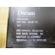 Durant 55100-400 Totalizer - Used