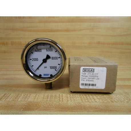 Wika 9790454 Pressure Gauge 213.40 2.5"