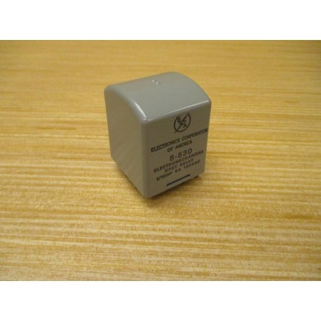 Electronics 8-530 Relay 8530 Corp. Of America - New No Box