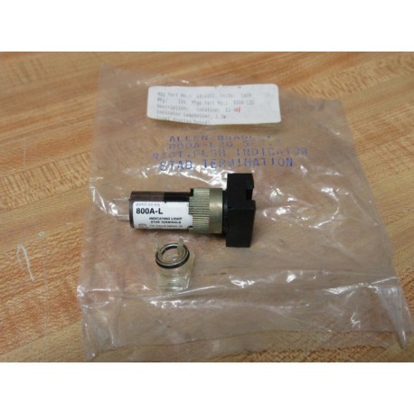 Allen Bradley 800A-L2G Pilot Light 800AL2G WO LensBulb