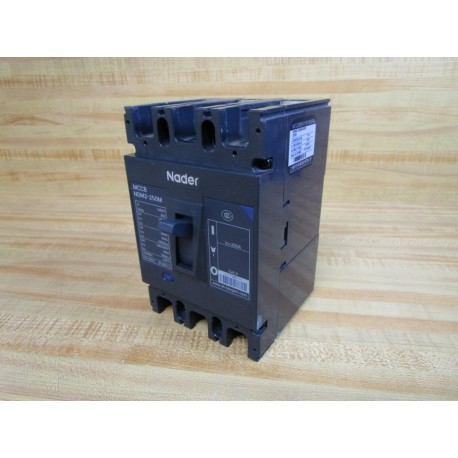 Nader NDM2-250M3300 200A MCCB Circuit Breaker NDM2-250M - Used