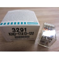 Siemens KHU-17A13-120 120VAC Relay KHU17A13120 3291