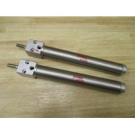 Bimba BF-096-D Air Cylinder BF096D (Pack of 2) - Used