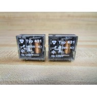 BTR TYP 431 Relay IGRC250V IGr.C250V Type (Pack of 2) - Used