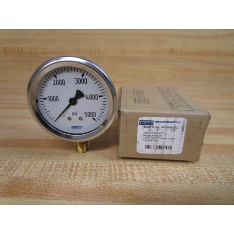 Wika 9767169 Pressure Gauge 213.53 2.5"