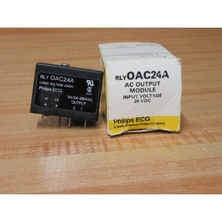 Phillips ECG Components RLY-OAC24A Relay RLYOAC24A