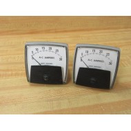 Yokogawa 250240LSNL Amp Meter A-C 0-30 Ampheres (Pack of 2) - Used