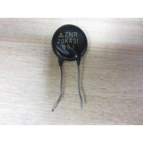 ZNR-20K431 Resistor ZNR20K431 (Pack of 3) - Used