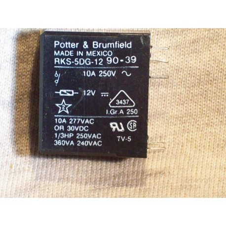 Potter & Brumfield RKS-5DG-12 Relay RKS5DG12 - New No Box