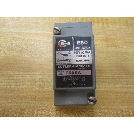 Cutler Hammer E50SA Eaton Limit Switch Body - Used
