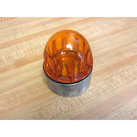Pyle National PON5A Indicator Lighting Fixture With Amber Globe Globe+Base Only - Used