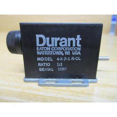 Durant 4-X-7-1-R-CL Counter 4X71RCL Plastic Body, 1:1 - Used