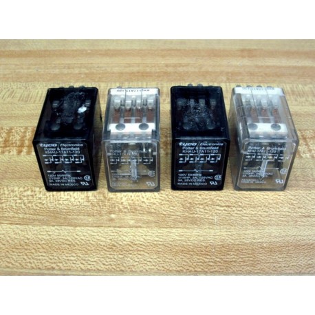 Potter & Brumfield KHU-17A11-120 VAC Relay KHU17A11120 VAC (Pack of 4) - Used