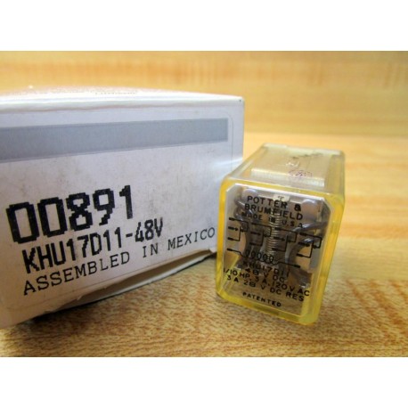 Potter & Brumfield KHU17D11- 48V Relay KHU17D1148V