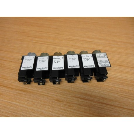 Allen Bradley 800MB-CPA16 Button WO Lens, Bezel, Bulb (Pack of 6) - Used