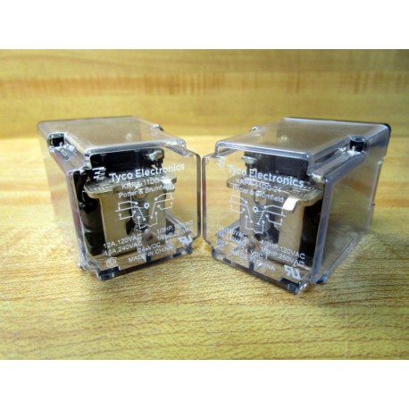 Potter & Brumfield KRPA-11DG-24V DC Relay KRPA11DG24VDC (Pack of 2) - New No Box