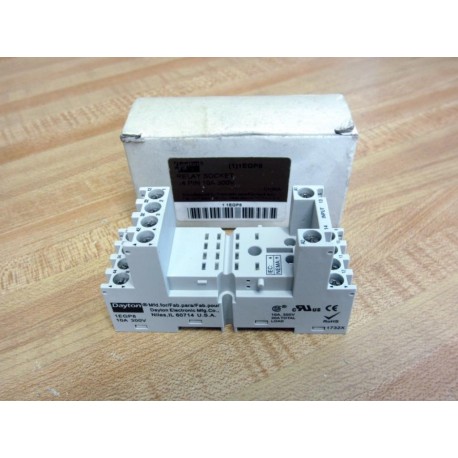 Dayton 1EGP8 Relay Socket