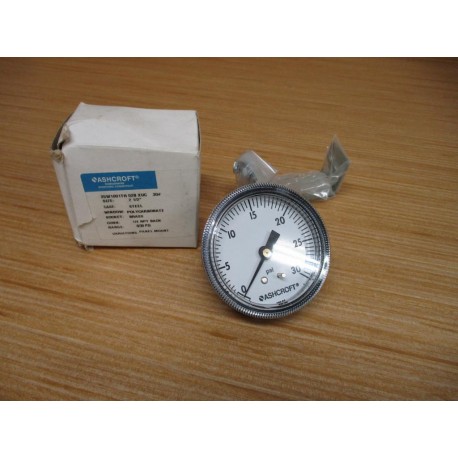 Ashcroft 25W1001TH 02B XUC 30 Pressure Gauge 25W1001TH02BXUC30