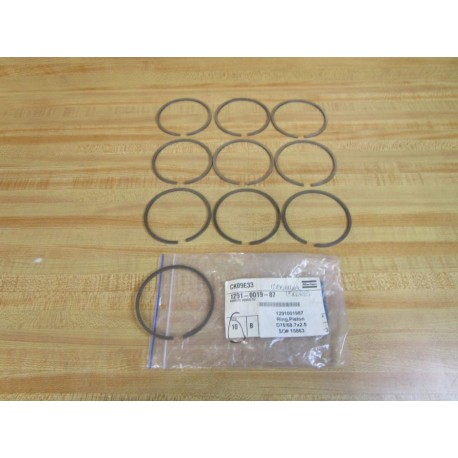 Atlas Copco 1291-0019-87 Piston Ring D7568.7X2.5 (Pack of 10)