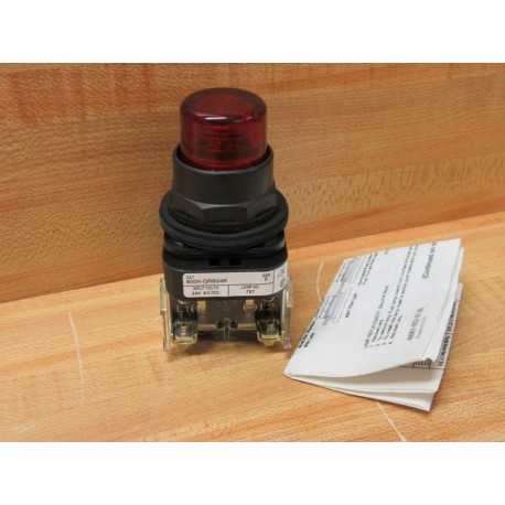 Allen Bradley 800H-QRB24RAR Button W800T-XAR & Blank - New No Box