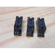 Omron PYF08A-E Relay Socket (Pack of 3) - Used