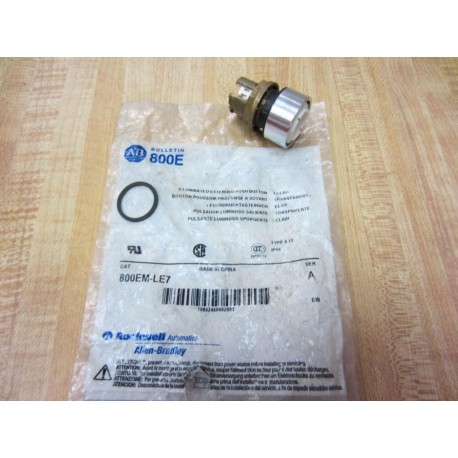 Allen Bradley 800EM-LE7 Extended Button 800EMLE7 Series A
