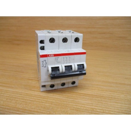 ABB S203 D4 4A Circuit Breaker 2CDS253001R0041 WS2C-H11L - Used