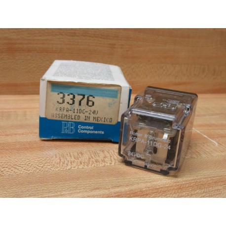 Potter & Brumfield KRPA-11DG-24V DC Relay KRPA11DG24VDC