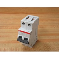 ABB S 202 K 16A Circuit Breaker  S202-K16A Cracked Housing On Bottom - Used