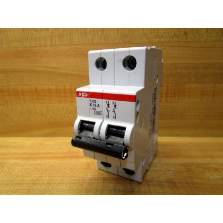 ABB S 202 K 16A Circuit Breaker  S202-K16A ~400 - Used