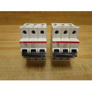 ABB S 283 K 10A ABB 10A Circuit Breaker S283K10A WOut DIN Clip (Pack of 2) - Used