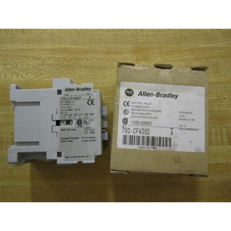 Allen Bradley 700-CF400D Control Relay 700CF400* Series A