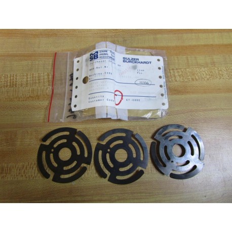 Sulzer Burckhardt D6415X0.4 Valve Suction Spring 439606 (Pack of 3)