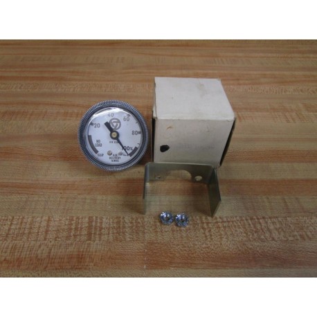 Quincy Air Compressor 22397 Air Delivery Gauge WMounting Bracket