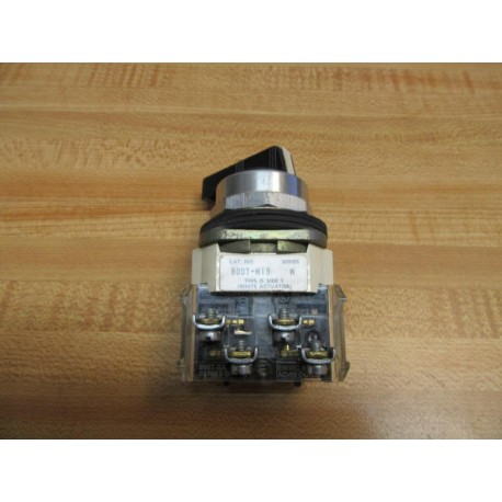 Allen Bradley 800T-H19 Selector Switch 800TH19 - Used