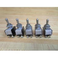 Arrow Hart 3A-250VAC H&H Toggle Switch 3A250VAC (Pack of 5) - Used