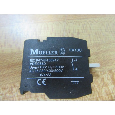 Moeller Klockner EK10C Eaton Contact Block - New No Box
