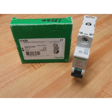Merlin Gerin MG17426 Breaker 15A Schneider C60N Square D 17426