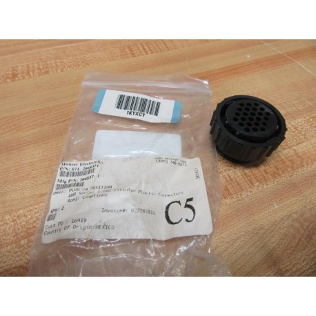 TE Connectivity 206837-1 Connector Plug 2068371