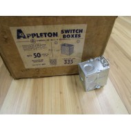 Appleton 335 Switch Boxes (Pack of 50)