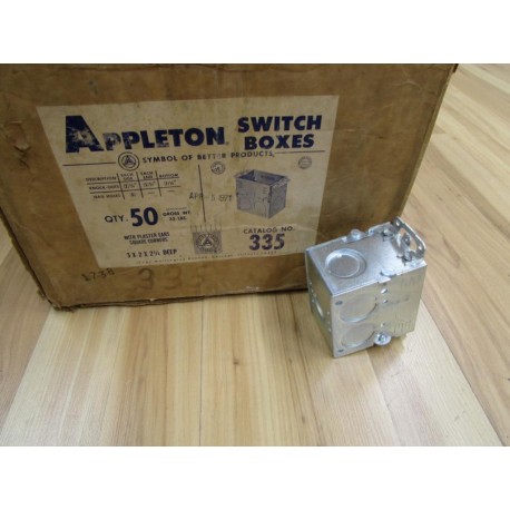 Appleton 335 Switch Boxes (Pack of 50)