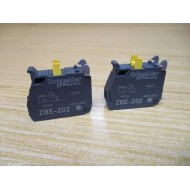 Schneider Electric ZBE-202 Telemecanique Contact Block ZBE202 (Pack of 2) - New No Box